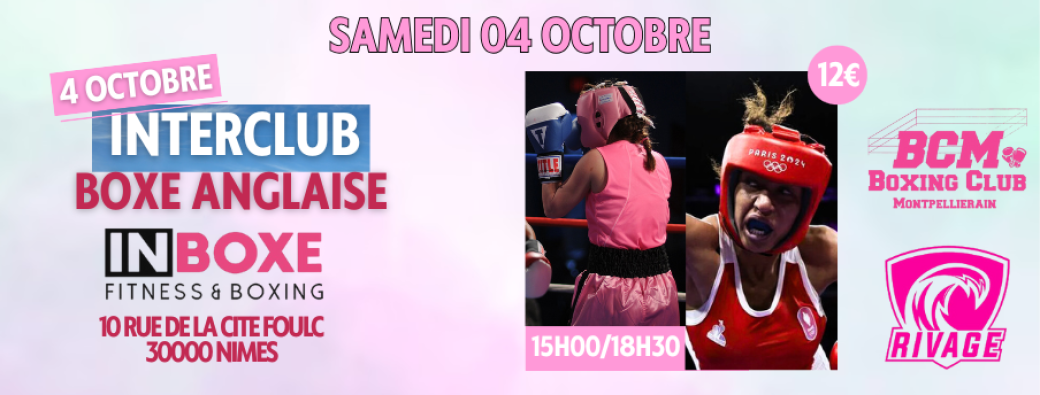 INTERCLUB INBOXE OCTOBRE ROSE