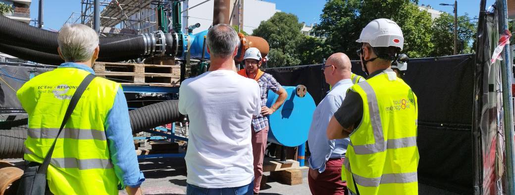 Interdit au public (visite de chantier d'Arnaud-Bernard)