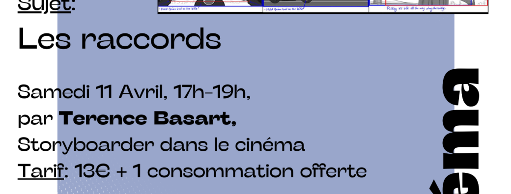 Introduction au langage cinématographique par le Storyboard, cours N°3 Les raccords