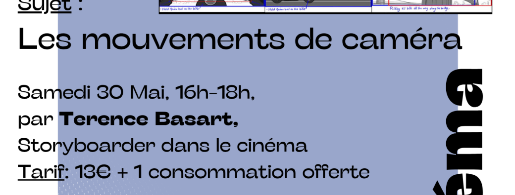 Introduction au langage cinématographique par le Storyboard, cours n°4: Les mouvements de caméra