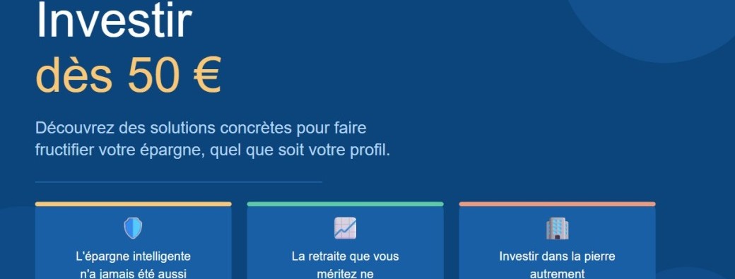 Investir dès 50€