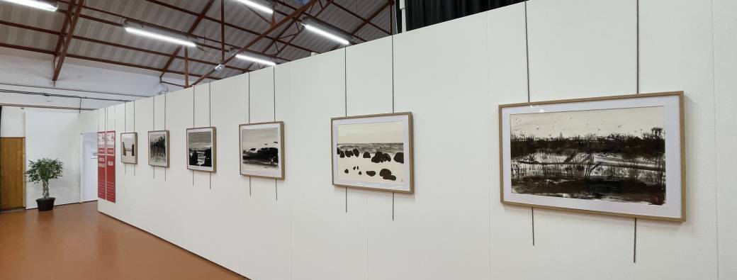 cadeaux de Noël l'Art est accessible à tous ! Exposition "Peinture Encre de Chine" Le Pouliguen.