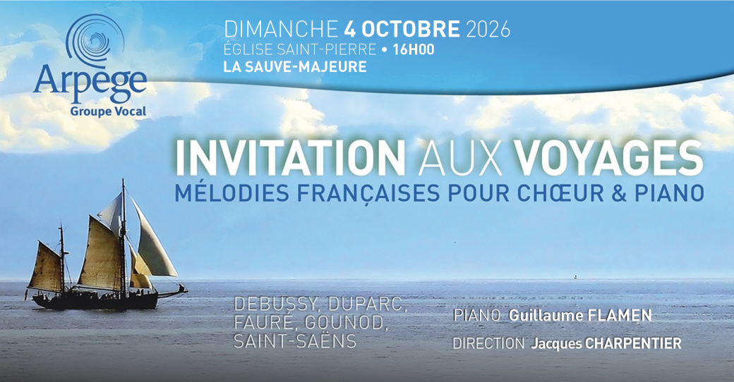 Invitation aux voyages, mélodies françaises pour choeur et piano