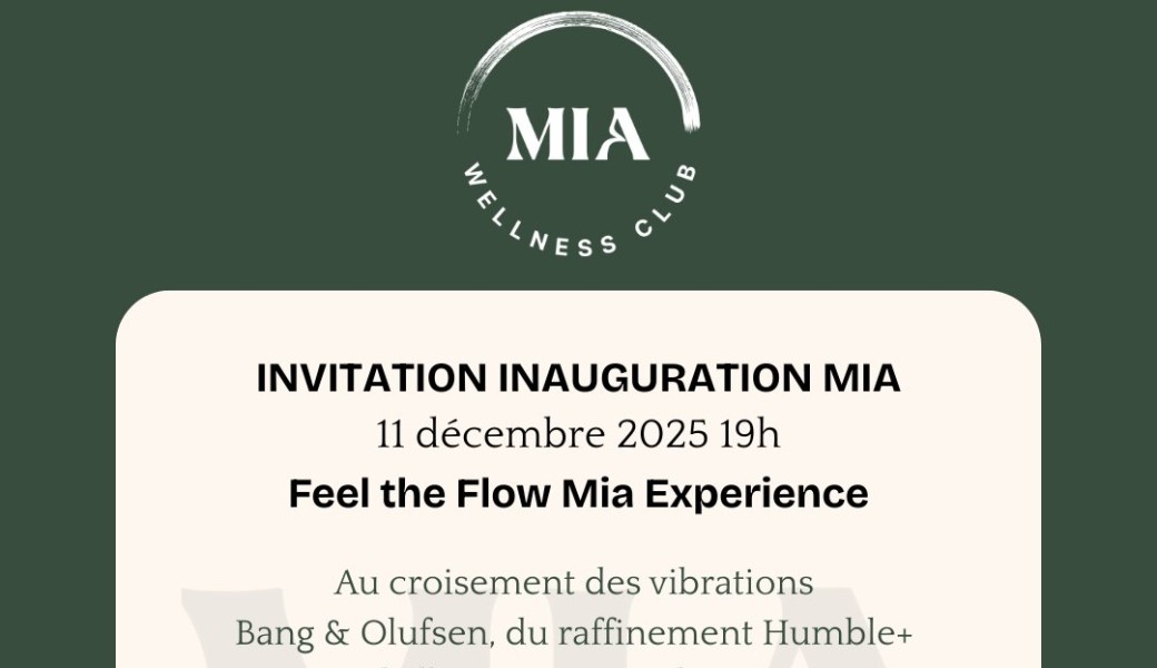 Invitation Inauguration Mia Wellness Club 