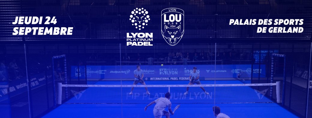 Invitation Lyon FIP Platinum Padel