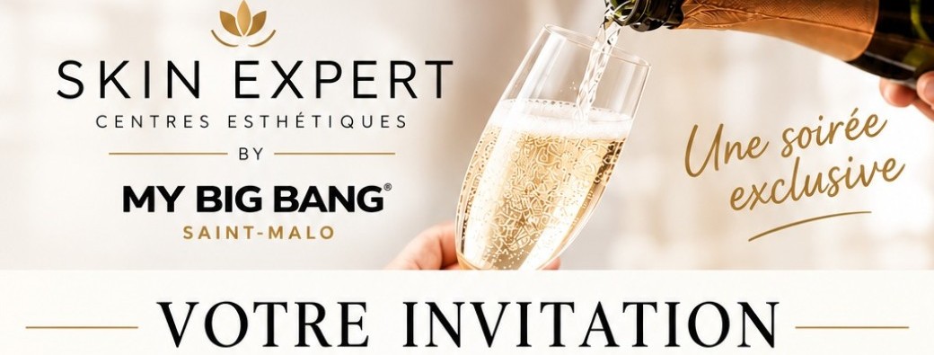 Invitation Soirée Privée : Inauguration de Skin Expert Saint Malo !