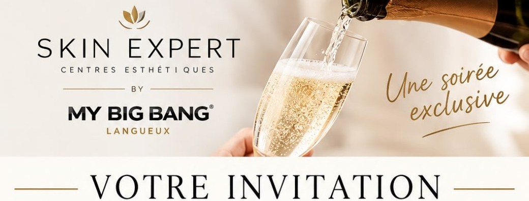 Invitation Soirée Privée : Inauguration de Skin Expert Langueux !
