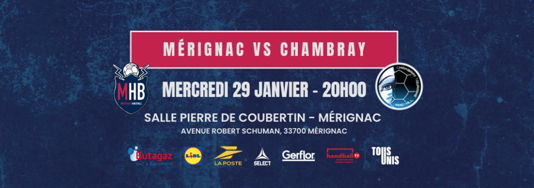 J11 LBE Mérignac Handball vs Chambray