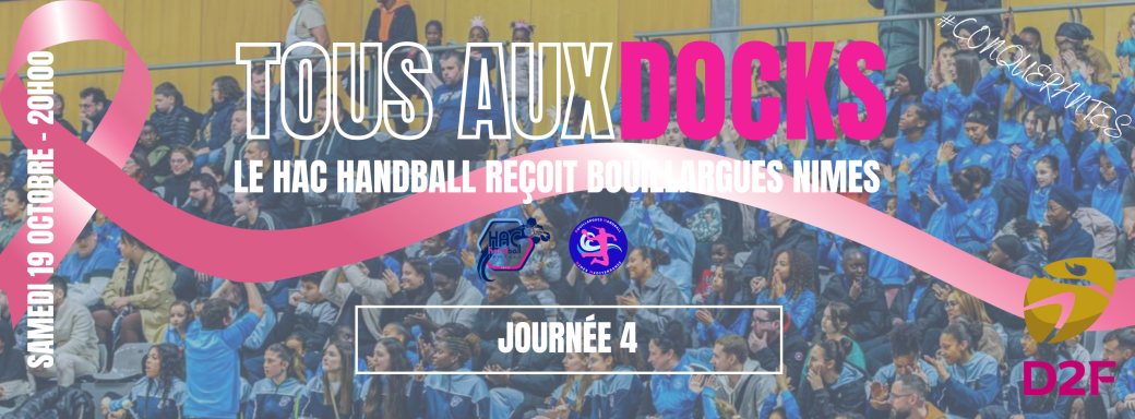 J4 D2F LE HAC HANDBALL REÇOIT BOUILLARGUES NÎMES MÉTROPOLE 