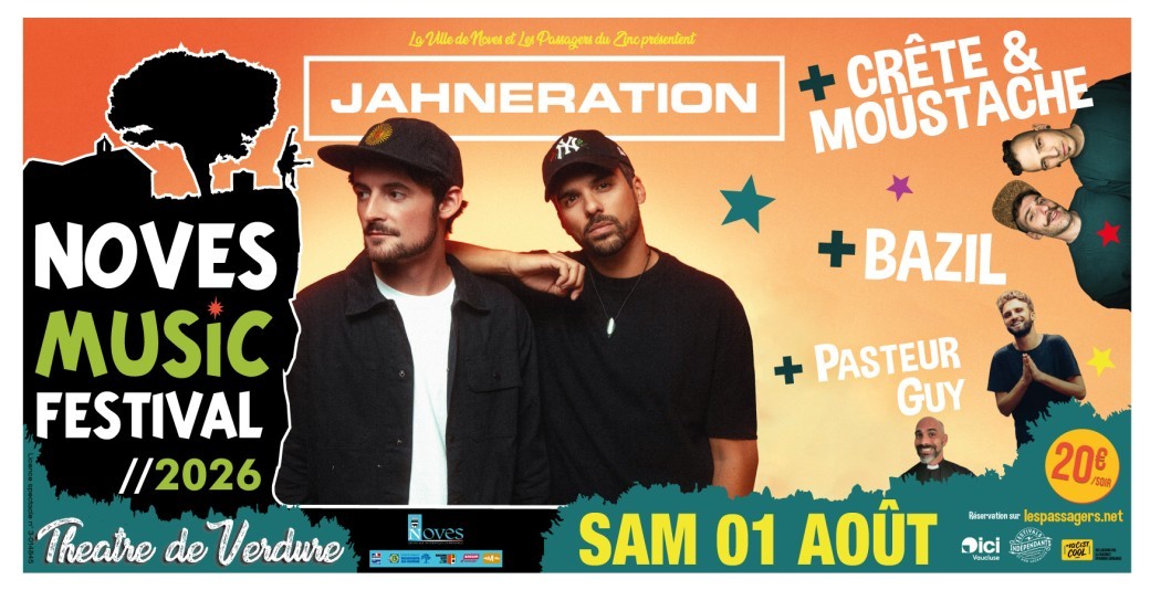 JAHNERATION + CRÊTE & MOUSTACHE + BAZIL + PASTEUR GUY