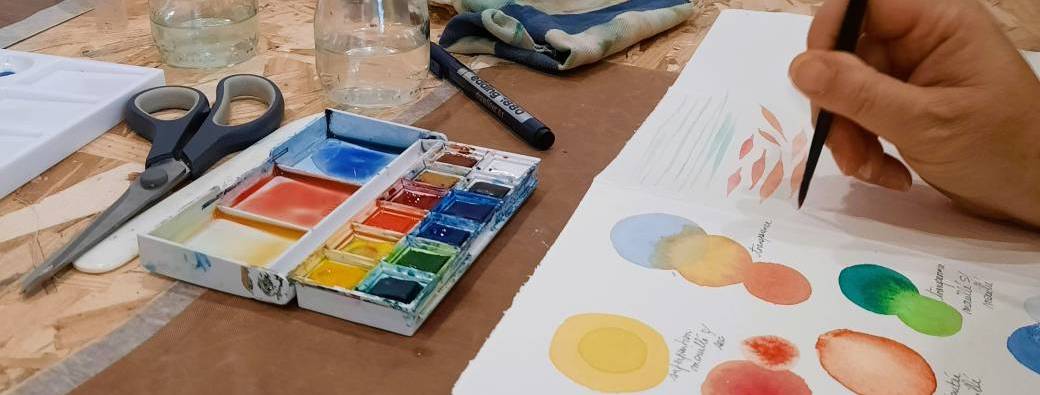 J'apprends les bases de l'aquarelle - Avec Bluevert Soul
