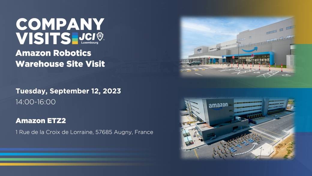 JCI Luxembourg | Amazon Robotics Warehouse Site Visit