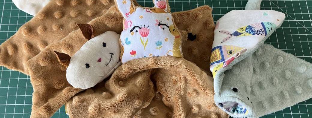 je couds le doudou de mon bébé