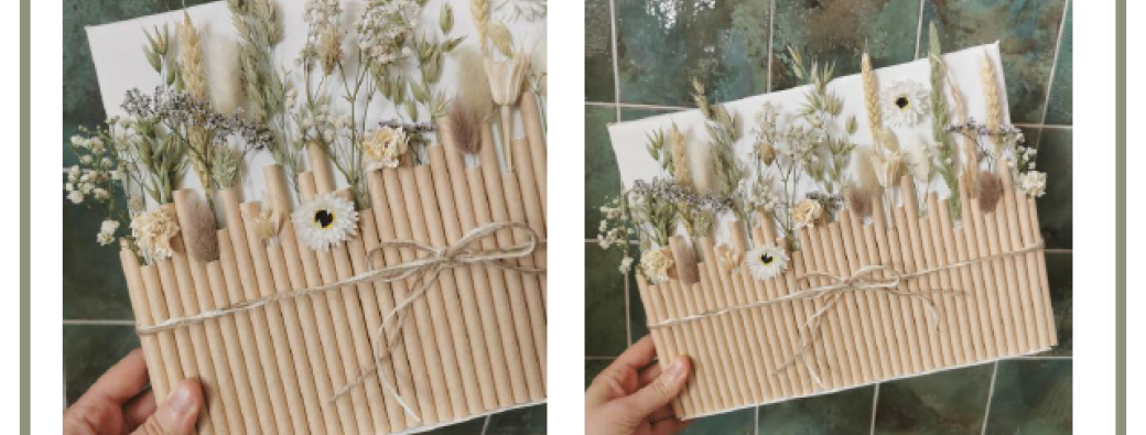 Je crée ma toile fleurie