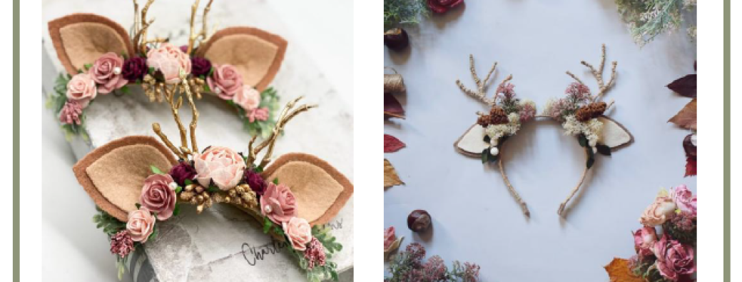 Je crée un diamème biche pour le carnaval