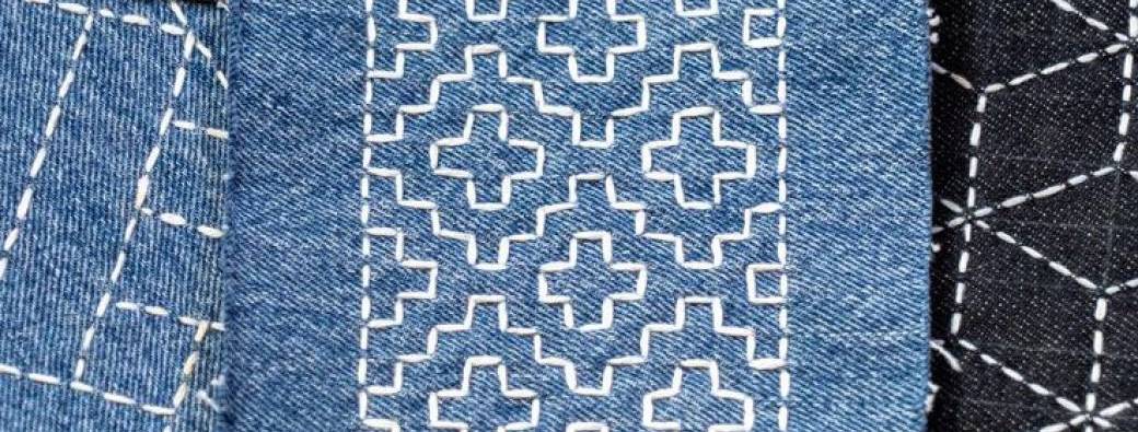 Je m'initie au Sashiko - technique de couture réparatrice