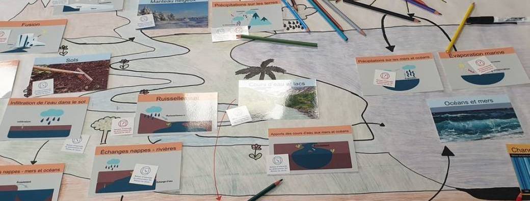 Je participe à la fresque de la biodiversité