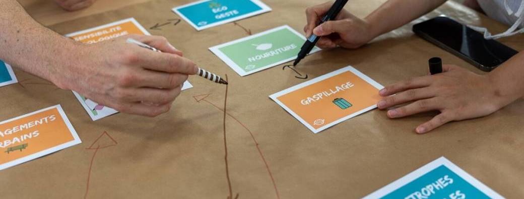 Je participe à la fresque de l'éco-féminisme