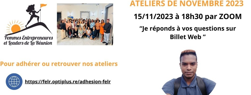 Je réponds à vos questions sur Billet Web, par zoom 