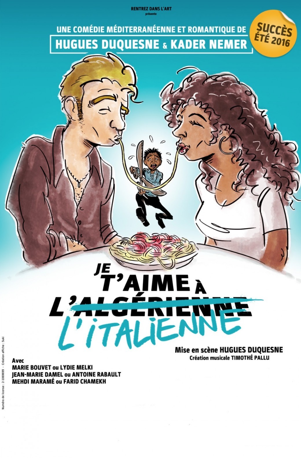 Hugues Duquesne et Kader Semer présentent "Je t'aime à l'Italienne"