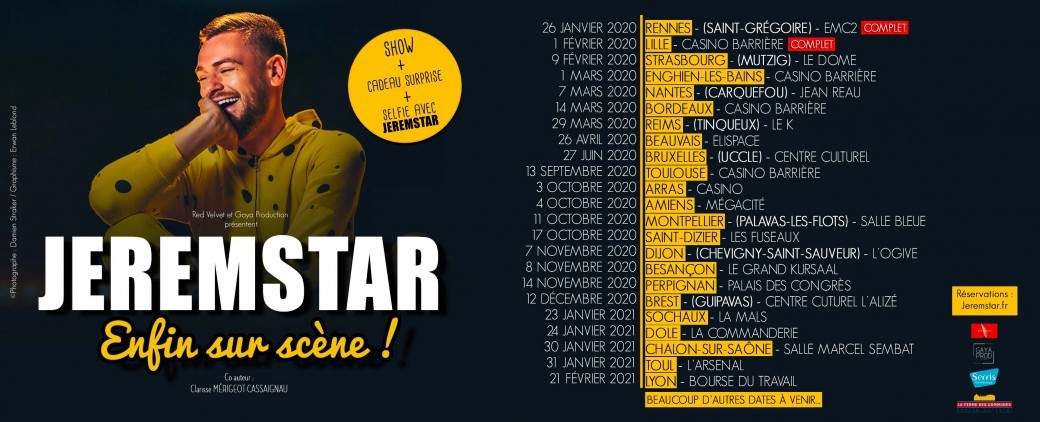 JEREMSTAR, ENFIN SUR SCENE ! (LILLE) JEREMSTAR, ENFIN SUR SCENE ! (LILLE)