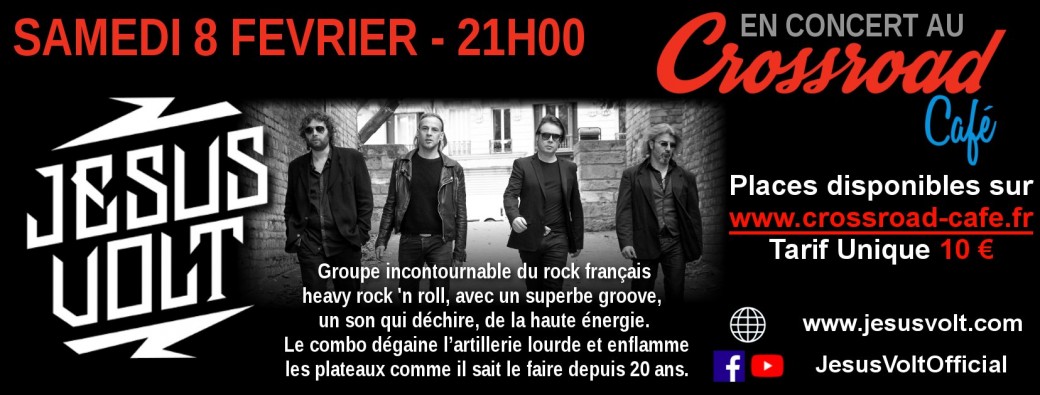 Jesus Volt : Live au Crossroad Café