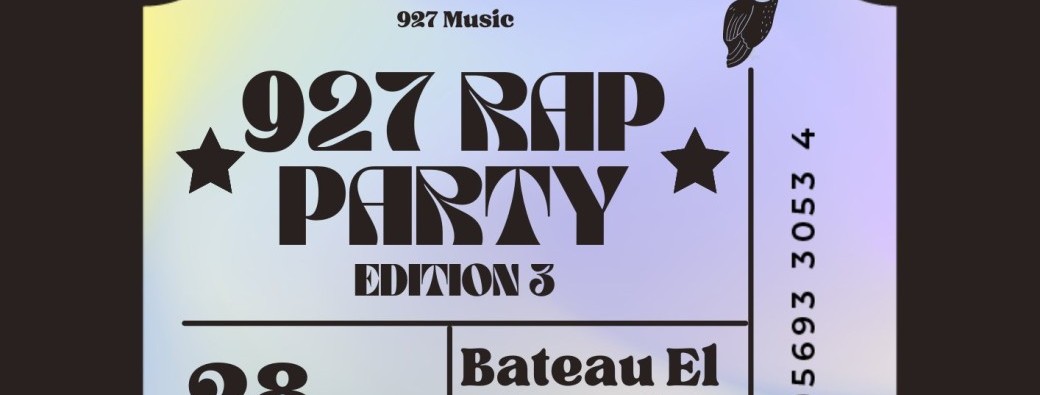 Jeu. 28/09 : 927 RAP PARTY