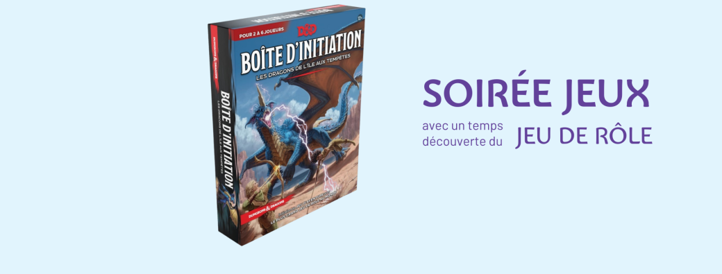 Jeu de rôle - soirée jeux du 4 décembre