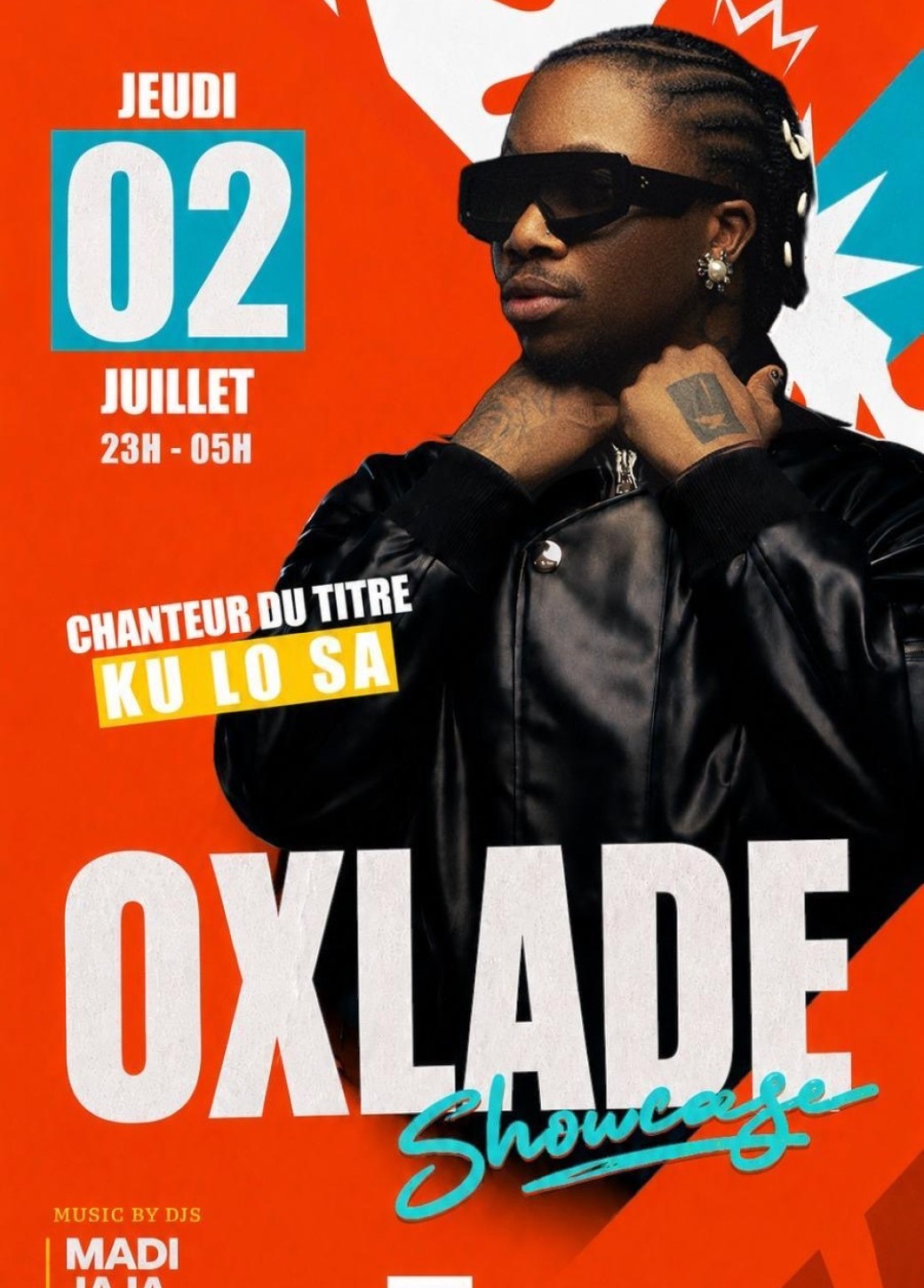 Jeudi 02/07 - Showcase Oxlade