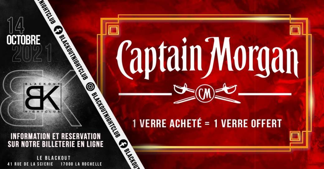 Jeudi 14 Octobre - Captain Morgan