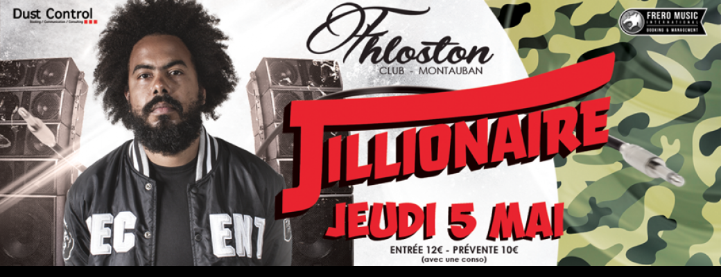 Jillionaire, membre du groupe MAJOR LAZER ("LEAN ON"/ "LIGHT IT UP"...) au Fhloston !