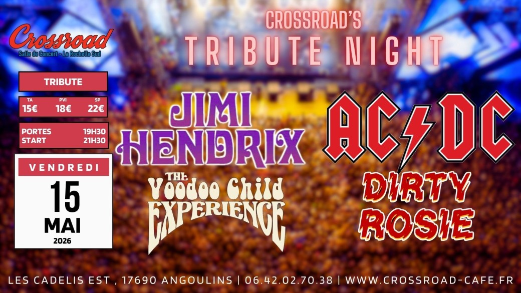 JIMMY HENDRIX × ACDC par The Voodoo Child Experience et Dirty Rosie