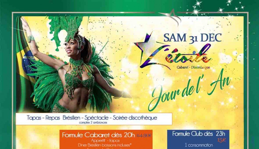  jour de l'an, cabaret + club