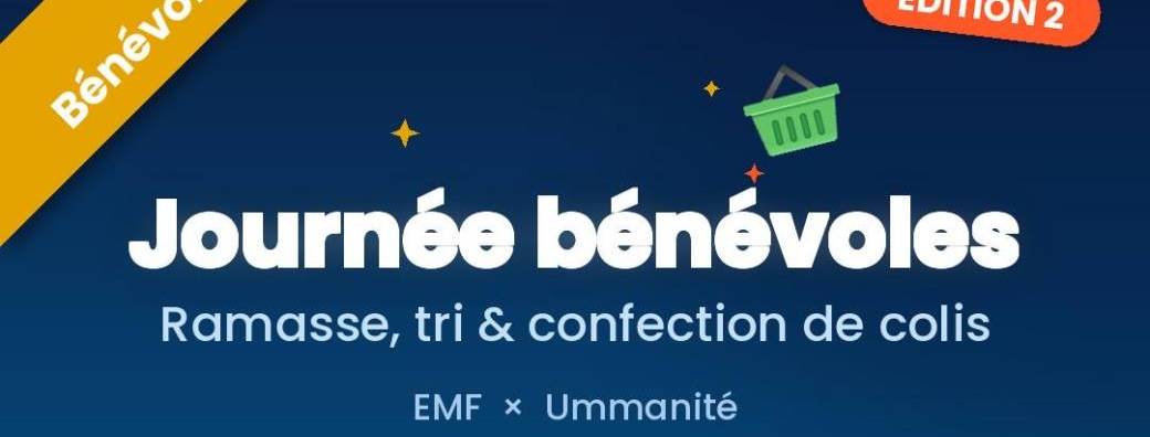 Journée bénévolat : ramasse, tri & confection de colis Samedi 29 août