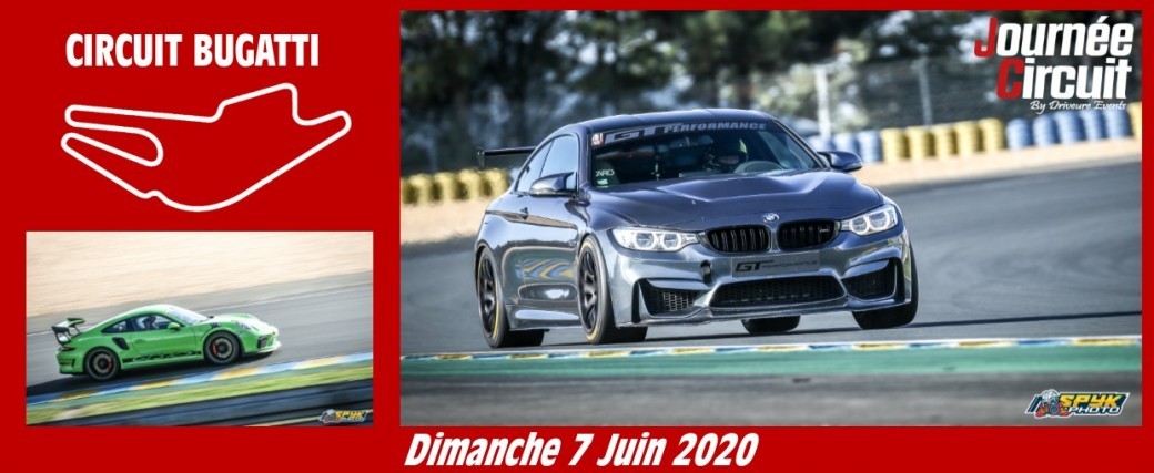 Journée circuit Bugatti le 7 Juin 2020