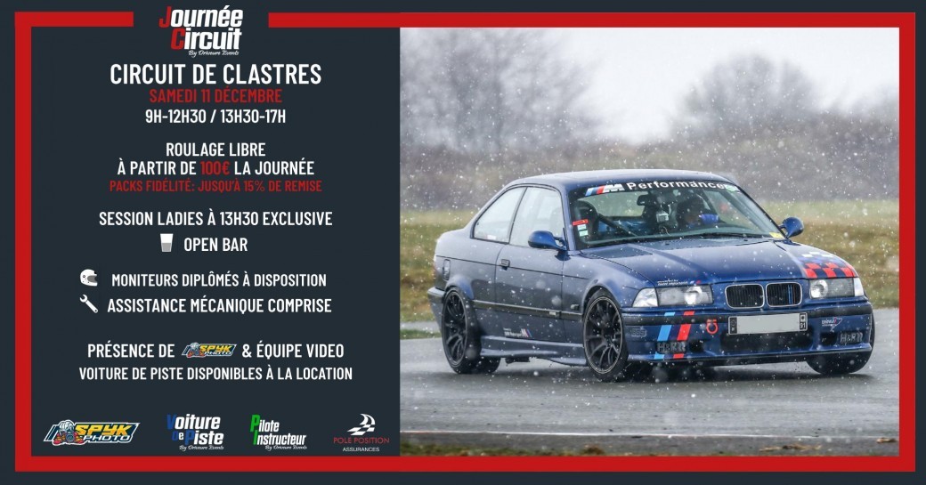 Journée Circuit Clastres le Samedi 11 décembre 2021