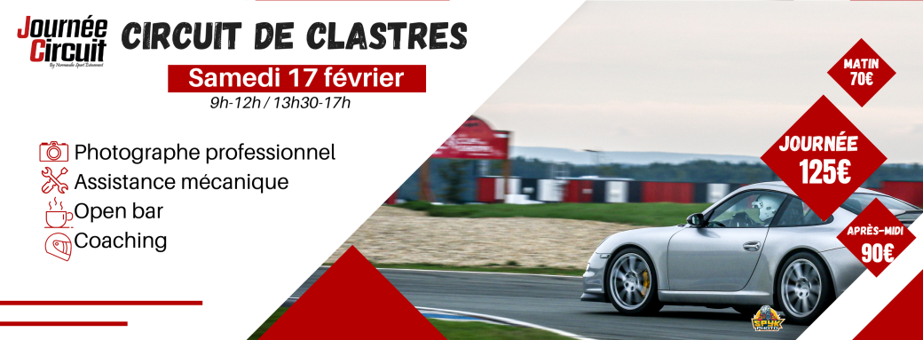 Journée Circuit Clastres le samedi 17 février 2024
