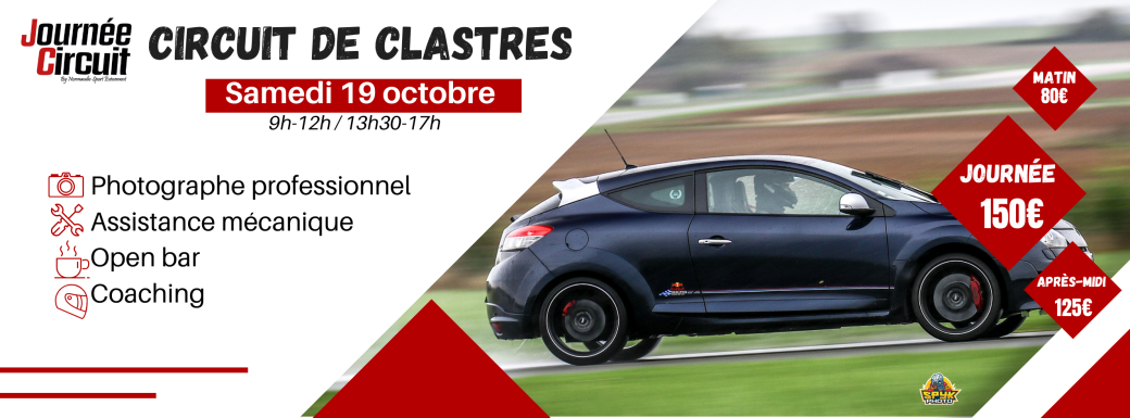 Journée Circuit Clastres le samedi 19 octobre 2024