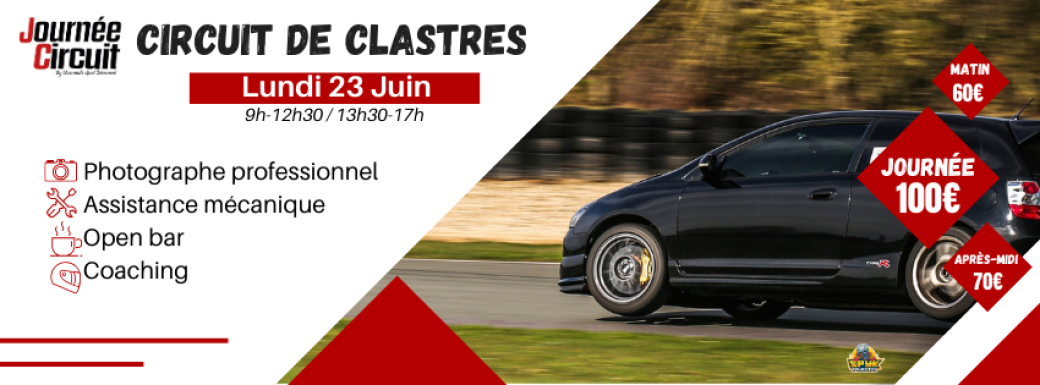 Journée Circuit Clastres Lundi 23 Juin 2025