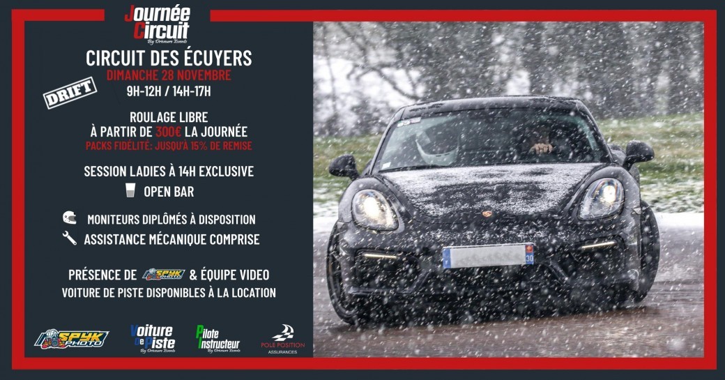 Journée Circuit Drift aux Ecuyers le 28 Novembre 2021