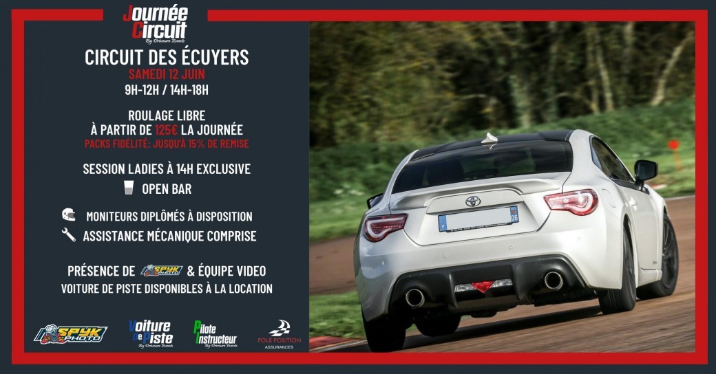 Journée Circuit Ecuyers le Samedi 12 Juin 2021
