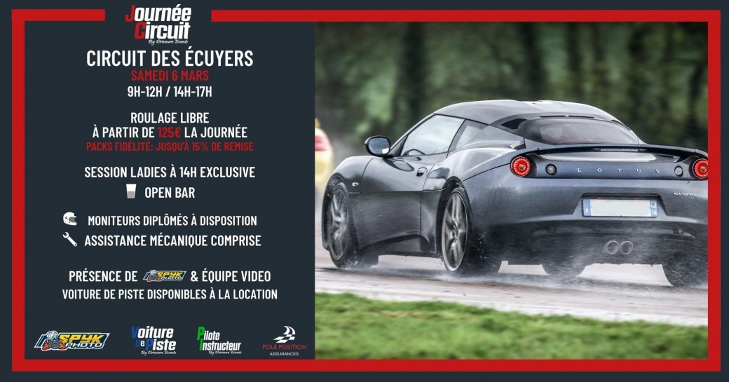 Journée Circuit Ecuyers le Samedi 6 Mars 2021