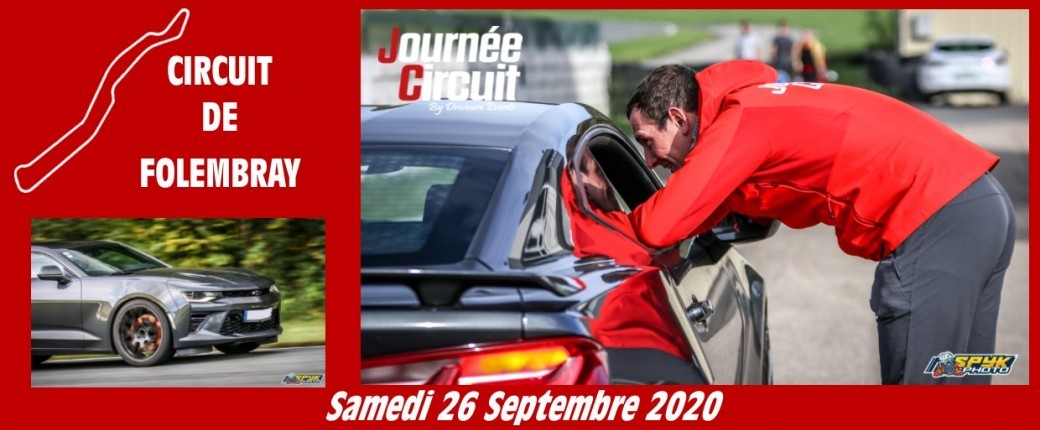 Journée Circuit et stage de pilotage Folembray le 26 Septembre 2020