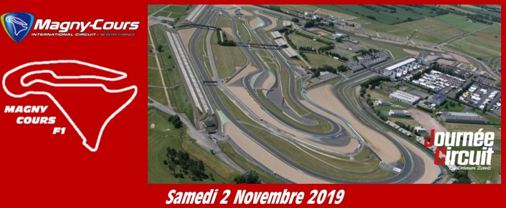 Journée circuit Magny Cours F1 le 2 Novembre 2019
