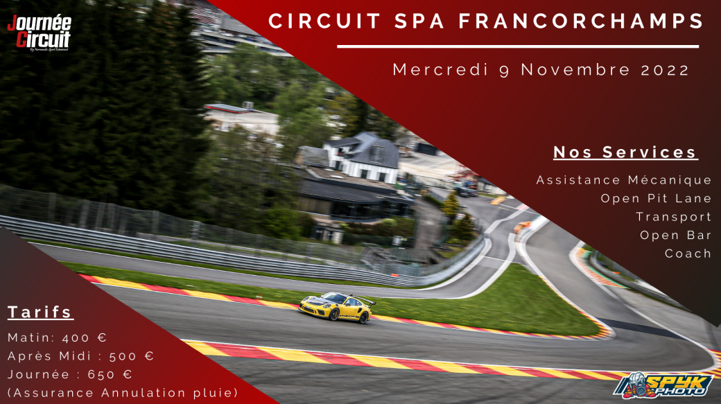 Journée Circuit Spa Journée Circuit Spa