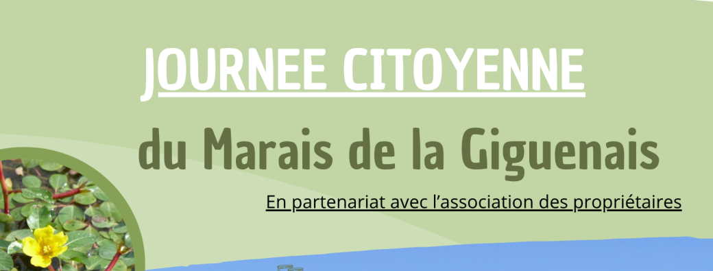Journée citoyenne du marais de la Giguenais
