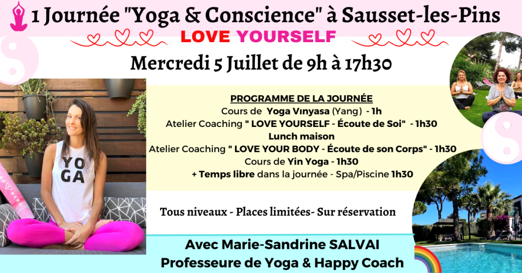 Journée "Conscience & Yoga" LOVE YOURSELF  à Sausset-les-Pins