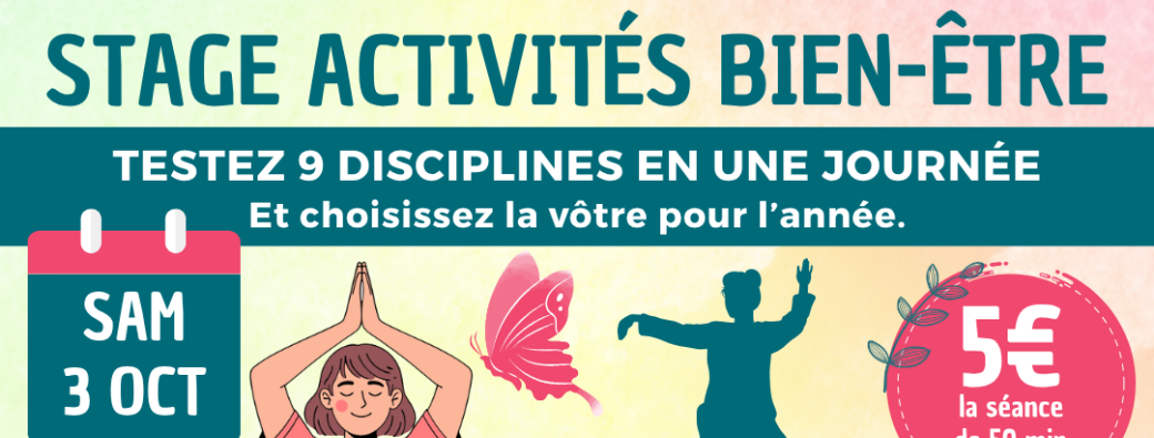 Journée Découverte Bien-Être — Testez 9 disciplines