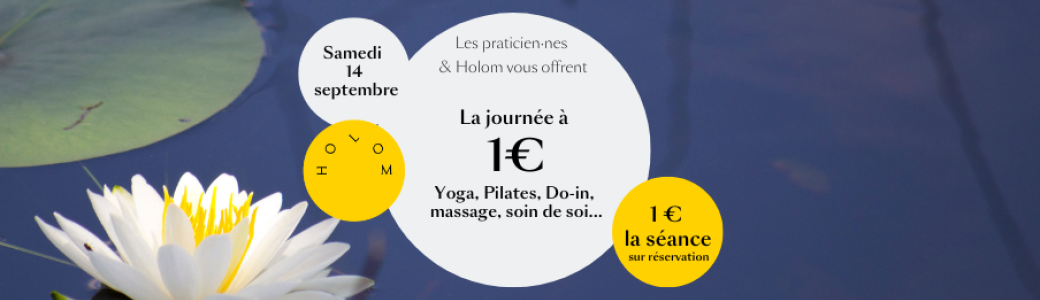 Journée à 1€ : Découverte Yoga, Pilates & bien-être