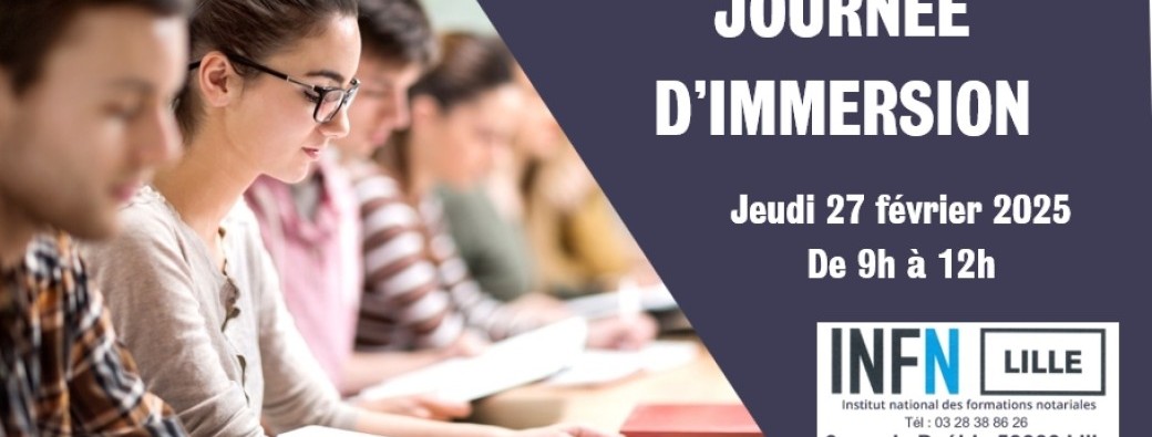 Journée d'immersion 27 février 2025